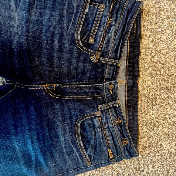 R13 WOMEN’S BIKER BOY DARK JEANS, SIZE 29, WORN 5x - Picture 2 of 5